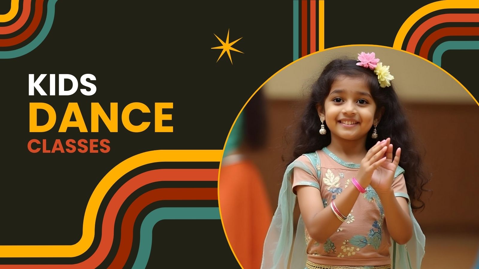 Kids Dance class banner for Plactivity website