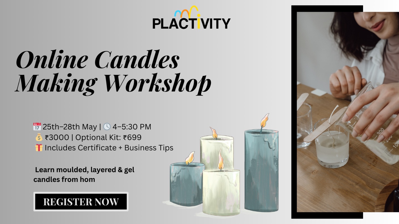 Online Candle Making Workshop