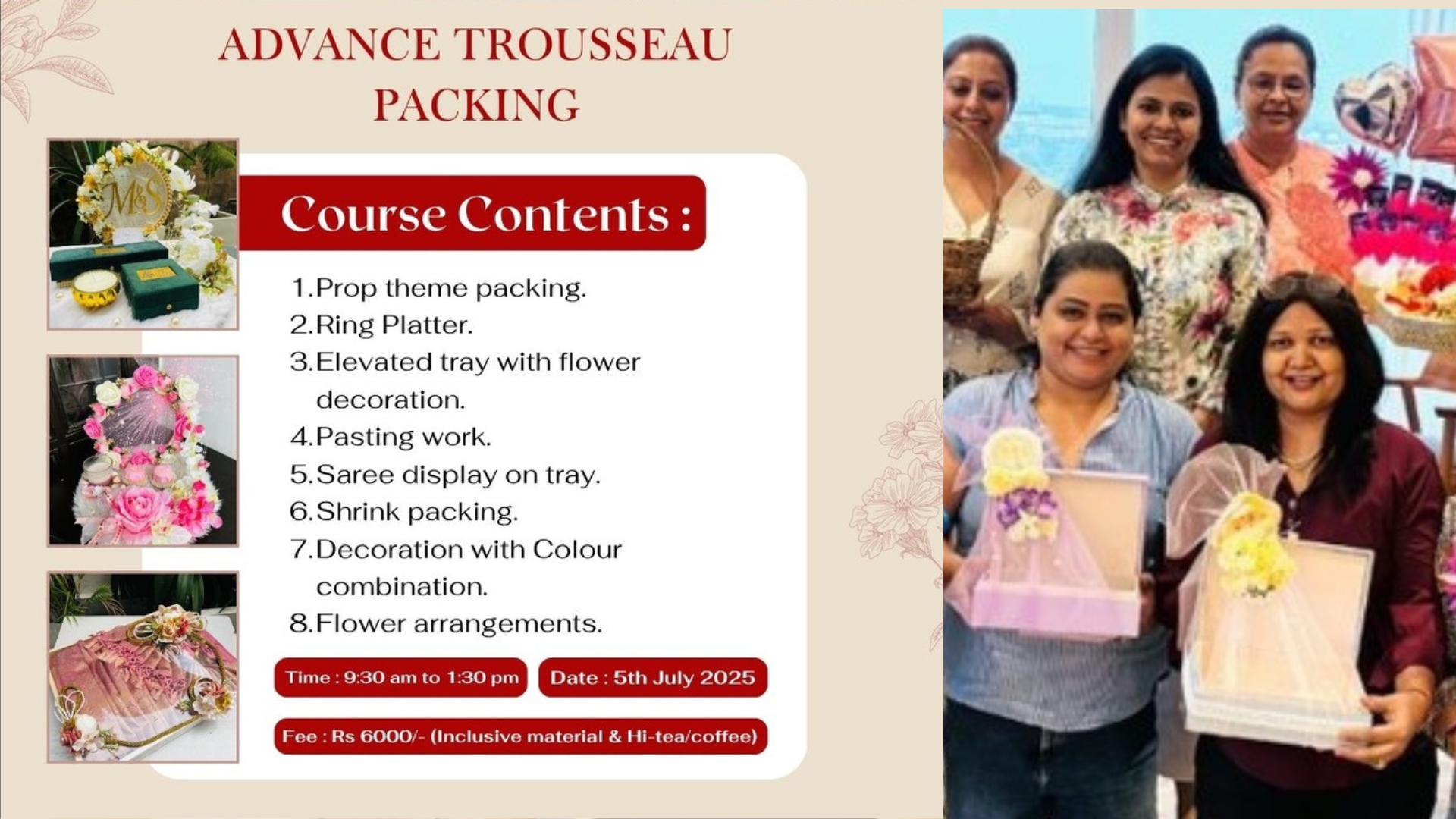 Advance Trousseau Packing Workshop