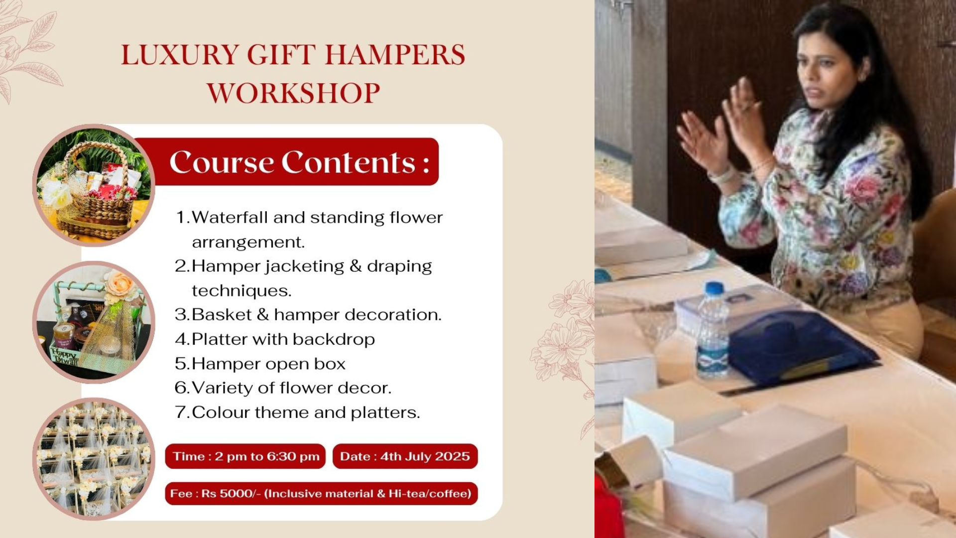 Luxury Gift Hampers Workshop
