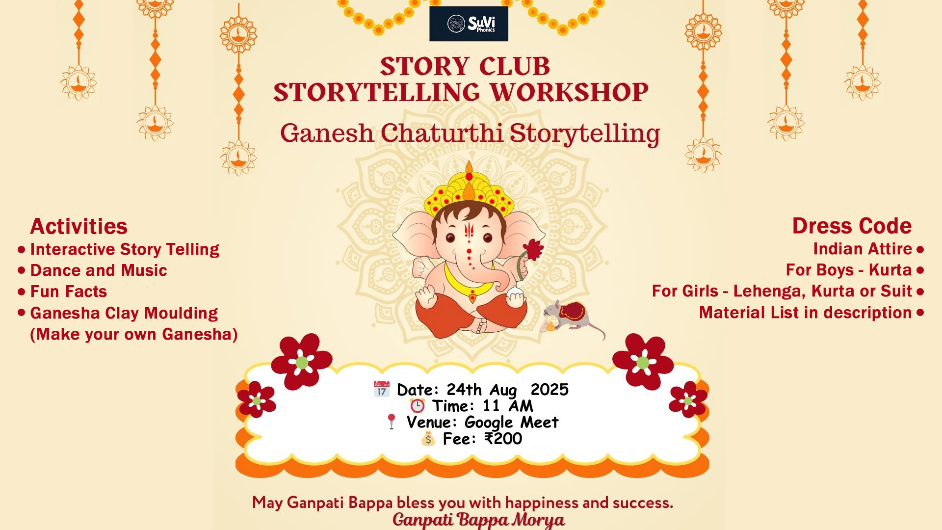 Ganesh Chaturthi Storytelling Workshop
