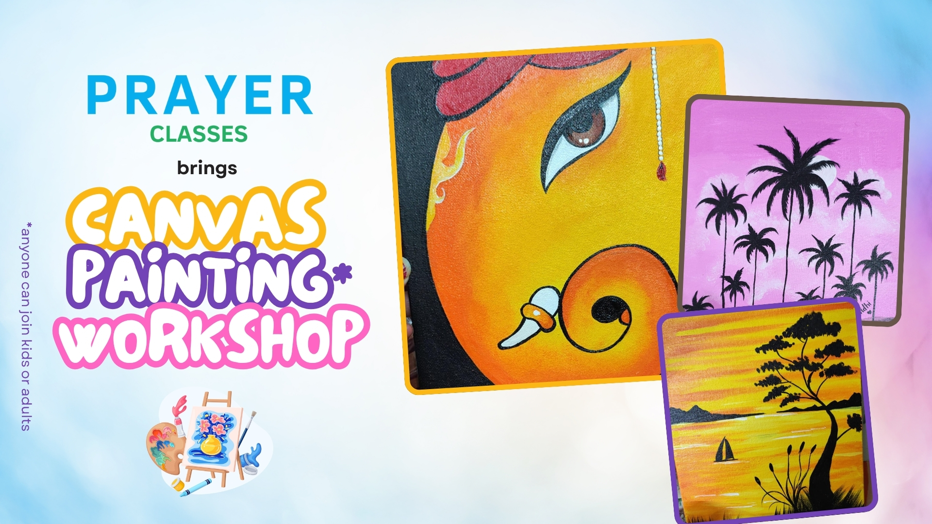 Canvas Painting 15 Days Workshop