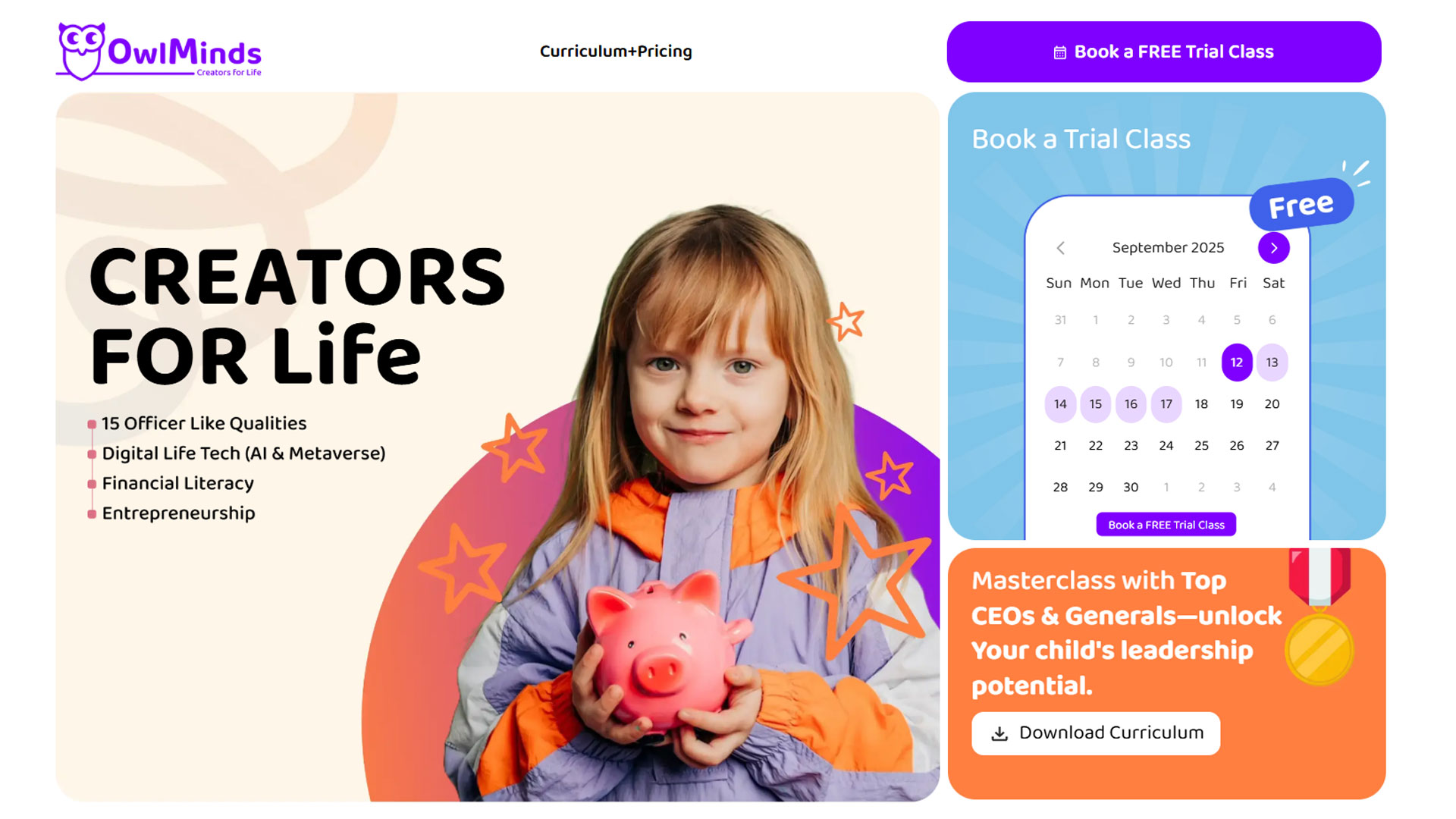 Interactive Online Learning for Kids: OwlMinds Classes for Ages 5-16